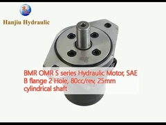 BMR OMR S series Hydraulic Motor, SAE B flange 2 Hole, 80cc/rev, poros silinder 25mm