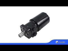 BMRS-375 Kecepatan rendah torsi tinggi Motor hidrolik 4 baut 160 rpm,Straight poros kunci