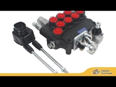 P80 Joystick Directional Control Valve 4 posisi tipe kontrol manual beraksi ganda