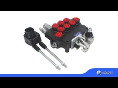 katup monoblok hidrolik 3P80, tipe kontrol udara + kontrol manual dengan BSPP 1/2 port untuk mesin pemanen