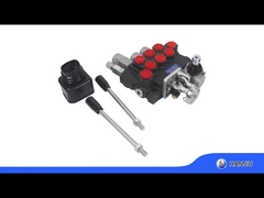 Monoblock Directional Control Valve 40 L/Min (11GPM) 3 Spool 4 Posisi Double Actiong + Joystick
