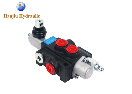 P40 Manual Control Hydraulic Valve 40L Flow, 1 Spool, BSP Port G3/8, 3 Position Spring Return