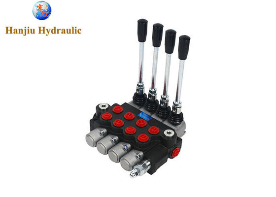 4P40-1A1A1A1A1GKZ1 Hydraulic Direction Valve 40L 4 Spools G3/8 Ports