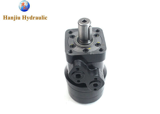 Shaft Ø25 - Standard straight shaft with keyway - 4 hole flange - Rear ports, MRQE 160 - Hydraulic motor