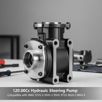 120.00Cc Hydraulic Steering Pump for Wheel Bulldozer Compatible with 966G 972G II 950G II 950G 972G 962G 962G II 966G II