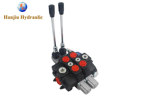 HSSD8 Series 2 Bank Hydraulic Monoblock Valve 31,5Mpa 80 L/Min Tingkat Aliran