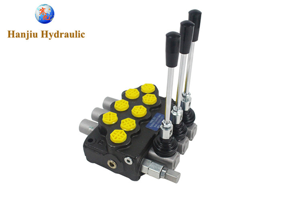 HSSD5 Seri 3 Bank Hydraulic Monoblock Valve 31.5Mpa 45 L/Min Tingkat Aliran