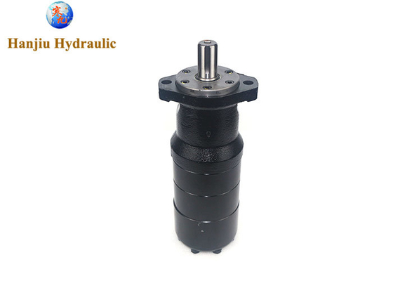 151-6465 OMR200F motor hidraulik orbital dengan rem, port sisi dengan flange pemasangan oval 2 lubang