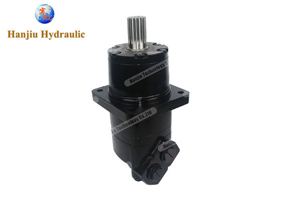 Motor Hidrolik Gerotor BMK6-500 dengan Pemindahan 500 ml/r, Flens Dudukan Roda untuk Pengganti Eaton Seri 6000, Sesuai ISO 9000-2000