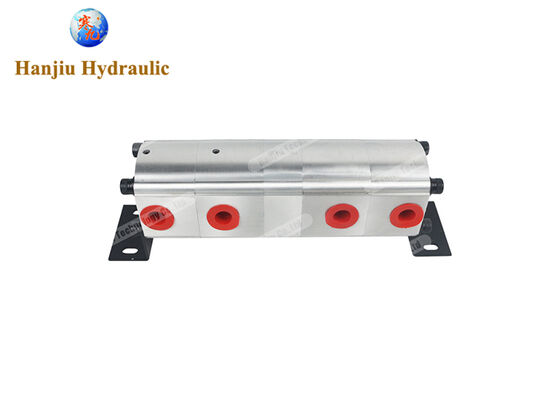 FMA-4N-8.8S Pemisah Gigi Empat Arah dengan Kapasitas 8.8 cc, Material Besi Cor, dan Tekanan 21 MPa untuk Mesin Bergerak