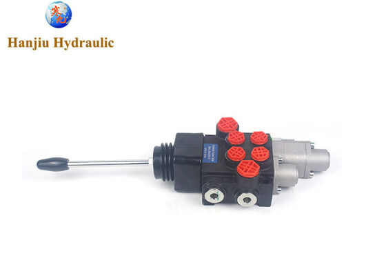 Katup kontrol arah hidrolik joystick valve 2P40 untuk backhoe loader dan loader terpasang dengan fungsi mengambang